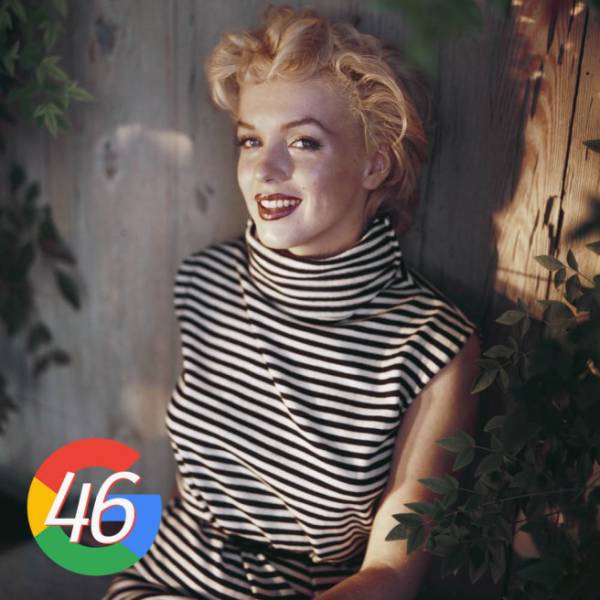 Marilyn Monroe - Số lượt tìm kiếm: 23,590,000