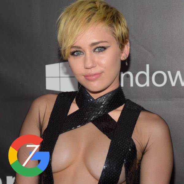 Miley Cyrus - Số lượt tìm kiếm: 66,100,000